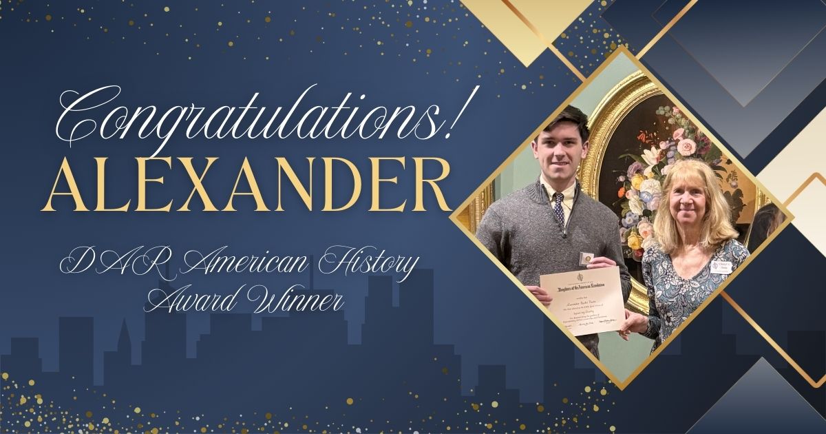 DAR – American History Award Winner